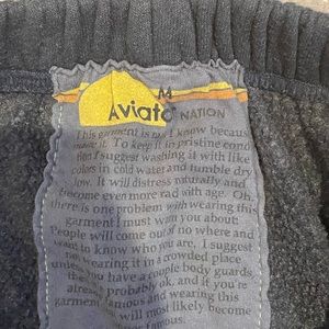 Aviator nation sweatpants. Woman’s size Medium